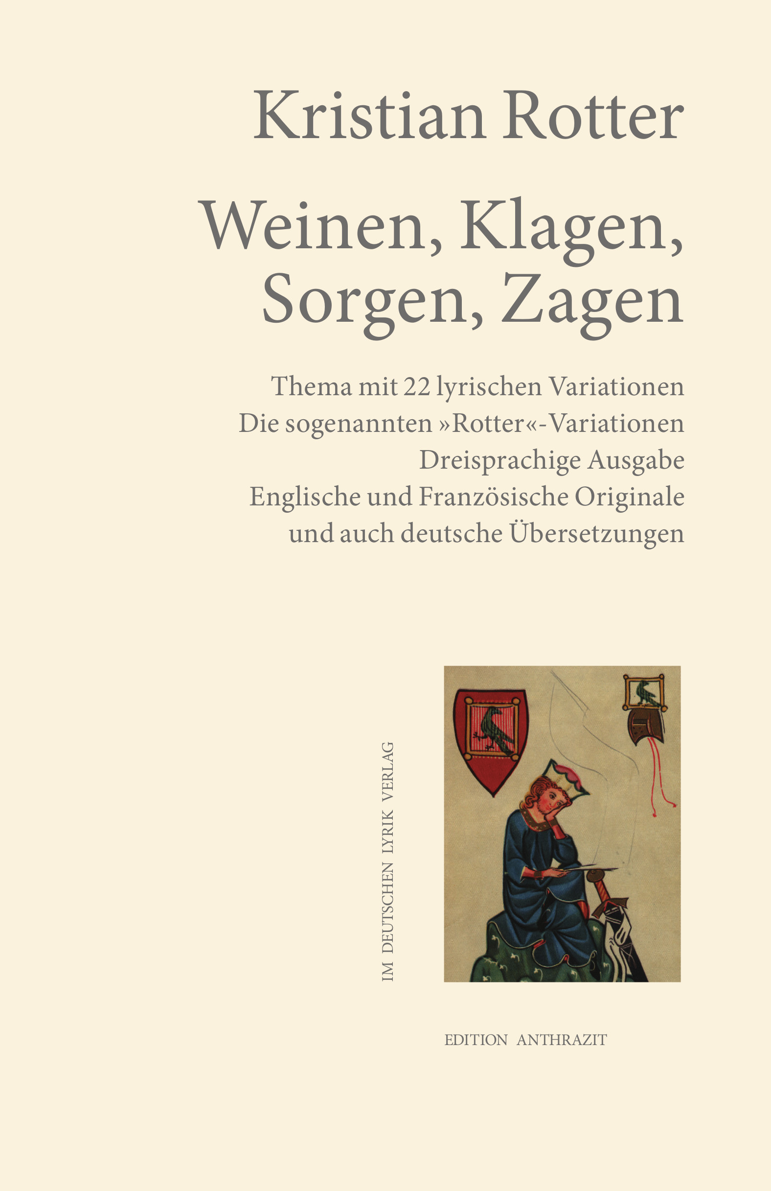 Weinen, Klagen, Sorgen, Zagen